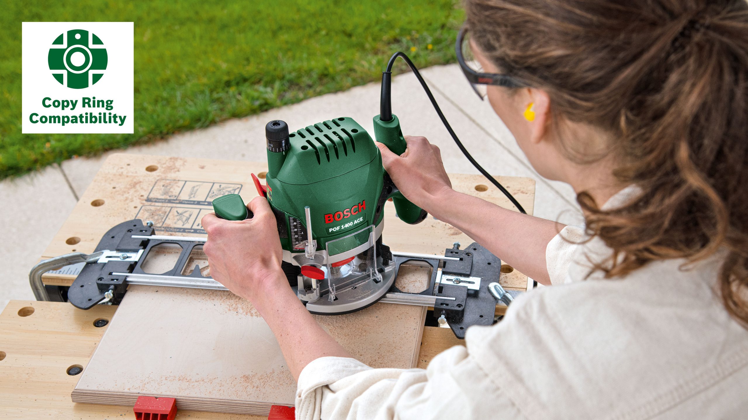 BOSCH vertikalna glodalica POF 1400 ACE - Slika 10