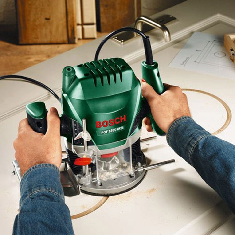 BOSCH vertikalna glodalica POF 1400 ACE + set glodala - Slika 6
