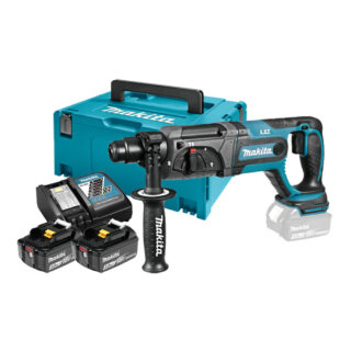 MAKITA aku bušaći čekić DHR241RFJ 2xAku 18V 3,0Ah Makpac