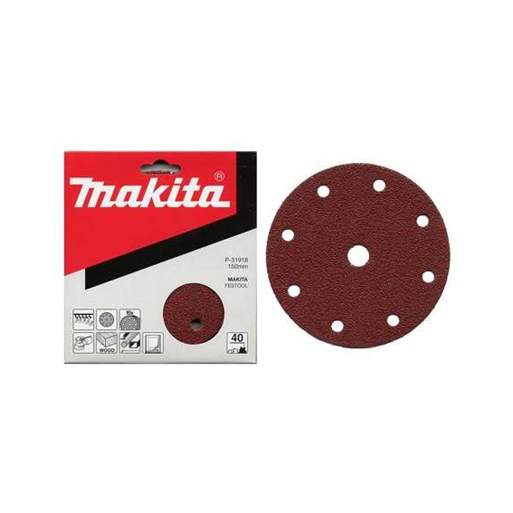 MAKITA set brusnih papira 10/1, 150 mm, g60 P-31924