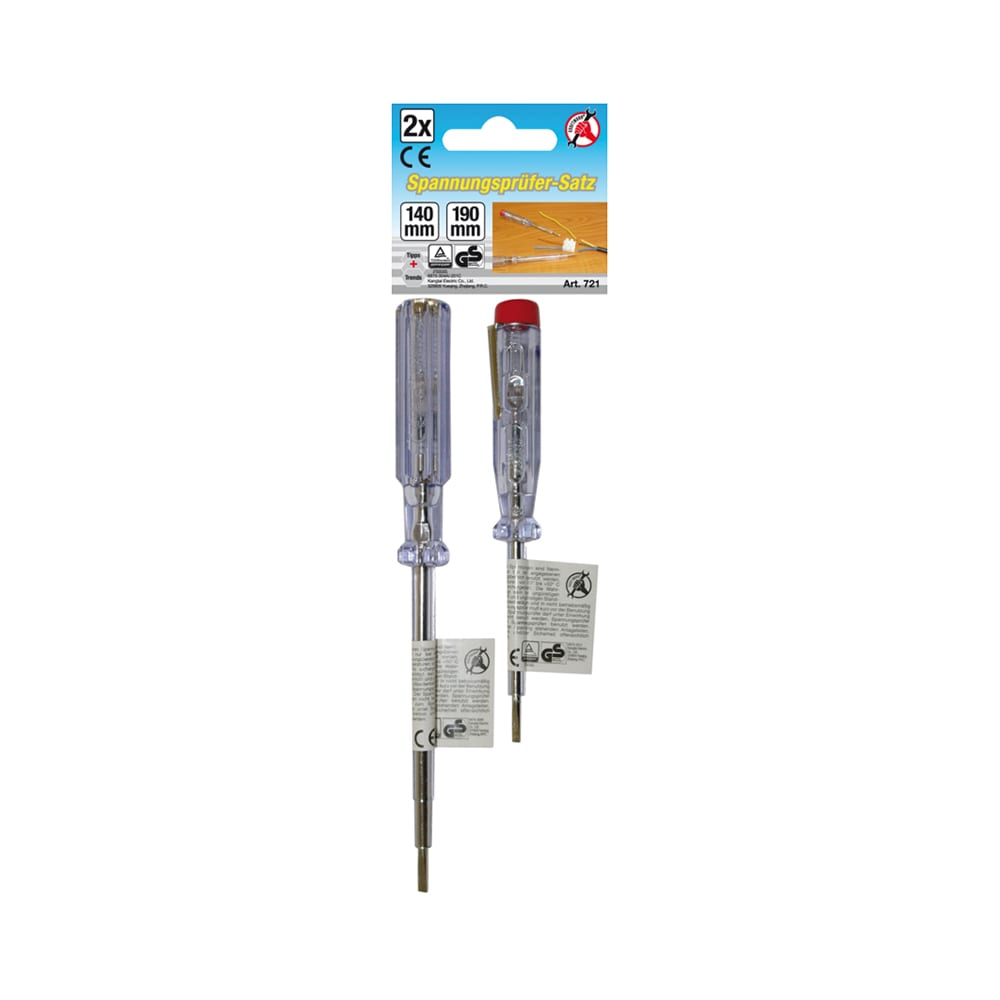 BGS set ispitivača 120-250V 2 dj. 140 + 190 mm Kraftmann 721
