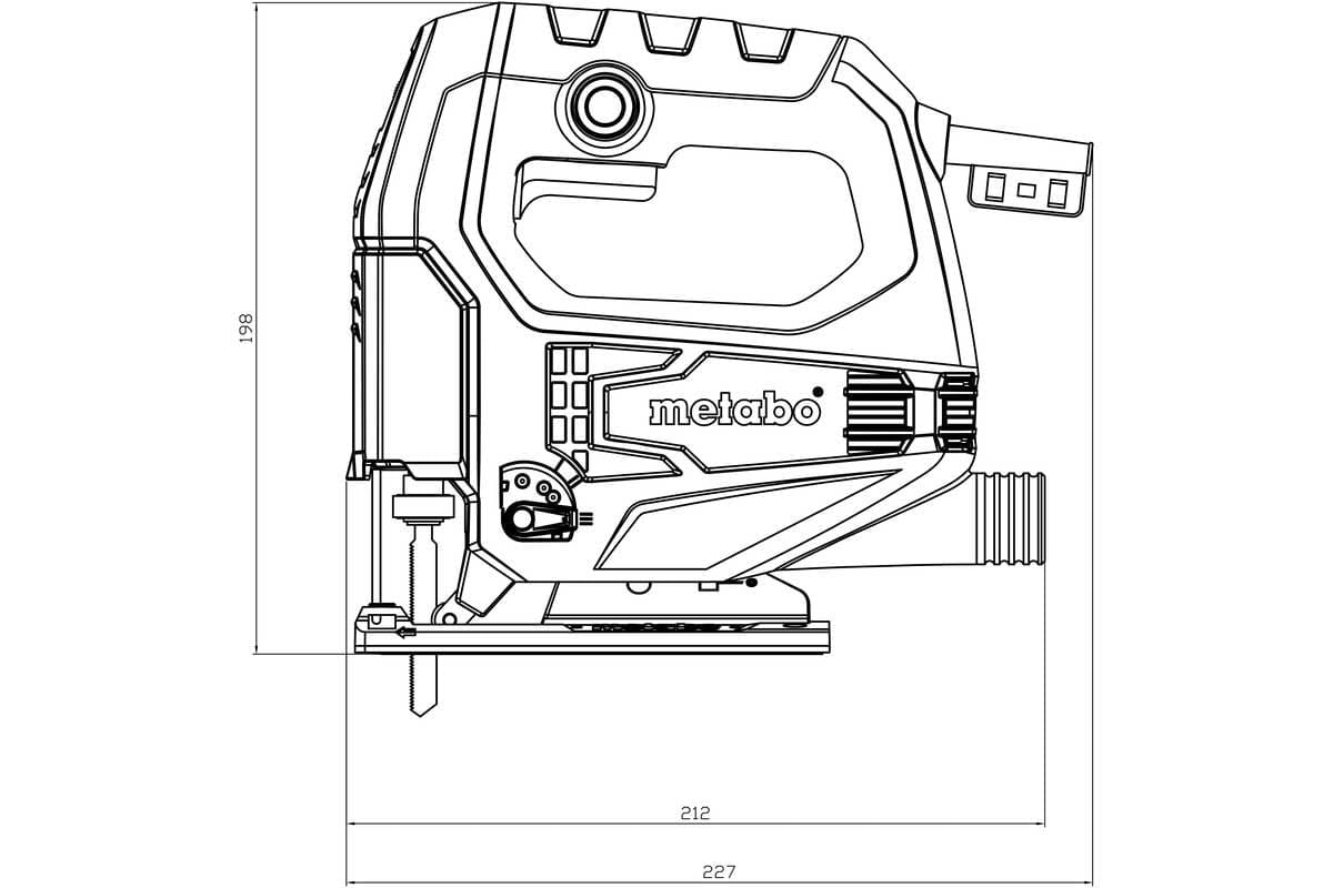 METABO ubodna pila STEB 65 Quick - Slika 2