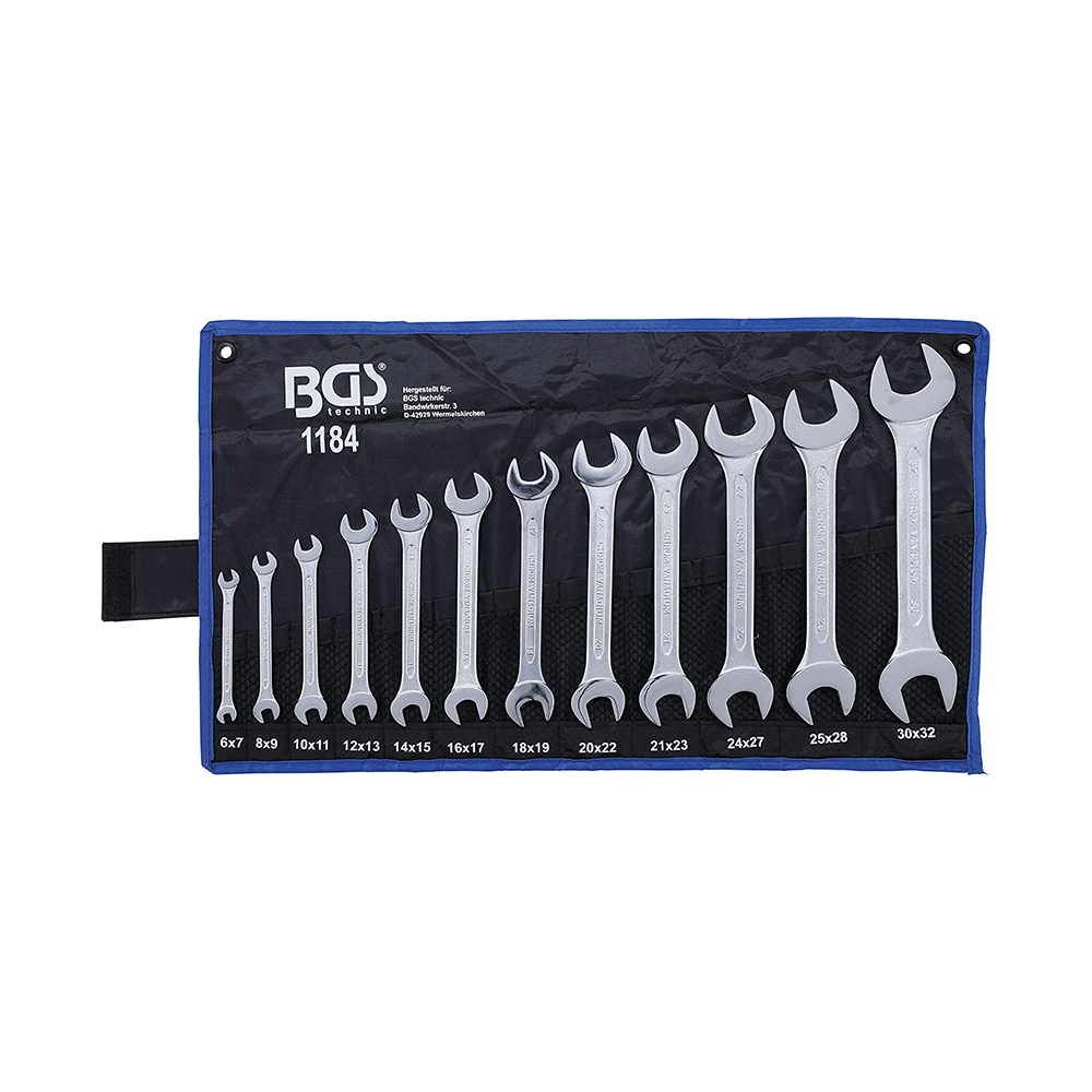 BGS set viljuškastih ključeva 6x7-27x32 mm 12 dj. pro+ 1184