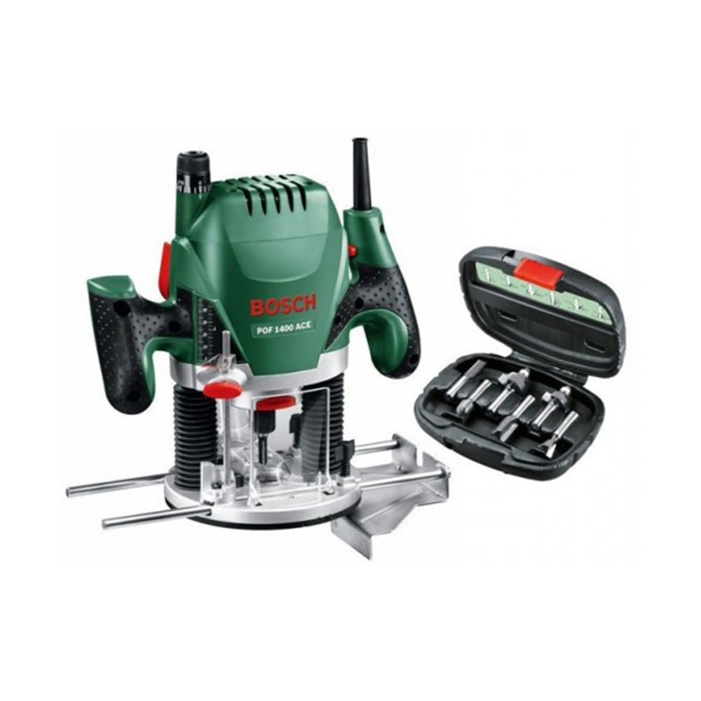 BOSCH vertikalna glodalica POF 1400 ACE + set glodala - Slika 2