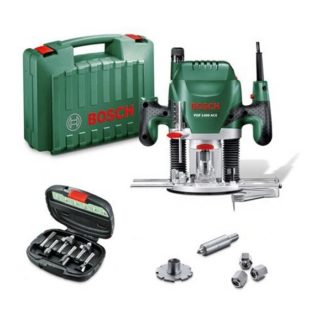BOSCH vertikalna glodalica POF 1400 ACE + set glodala