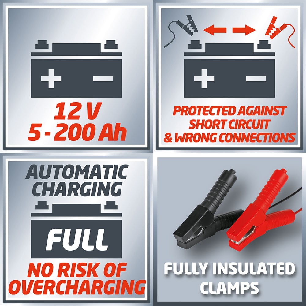 EINHELL punjač akumulatora CC-BC 10 E 12V 5-200Ah - Slika 5