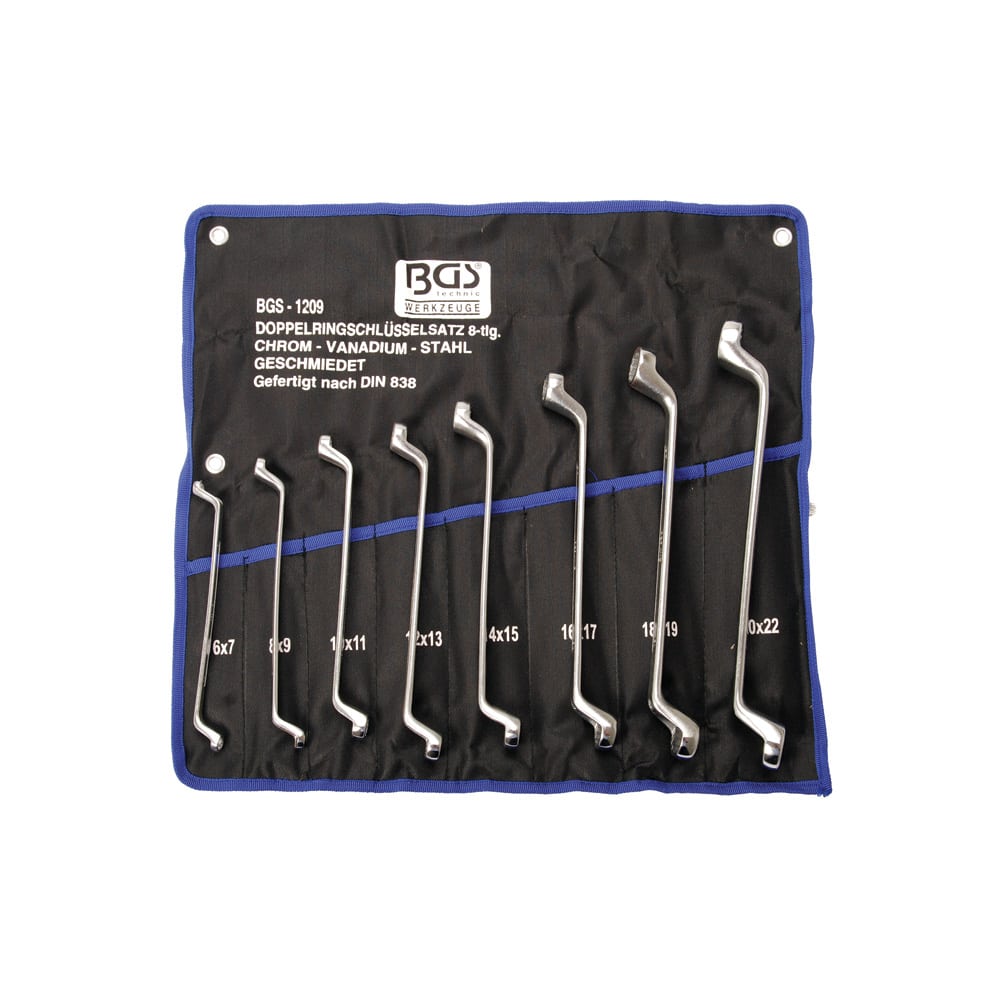 BGS set okastih ključeva 6x7-20x22 mm 8 dj. pro+ 1209