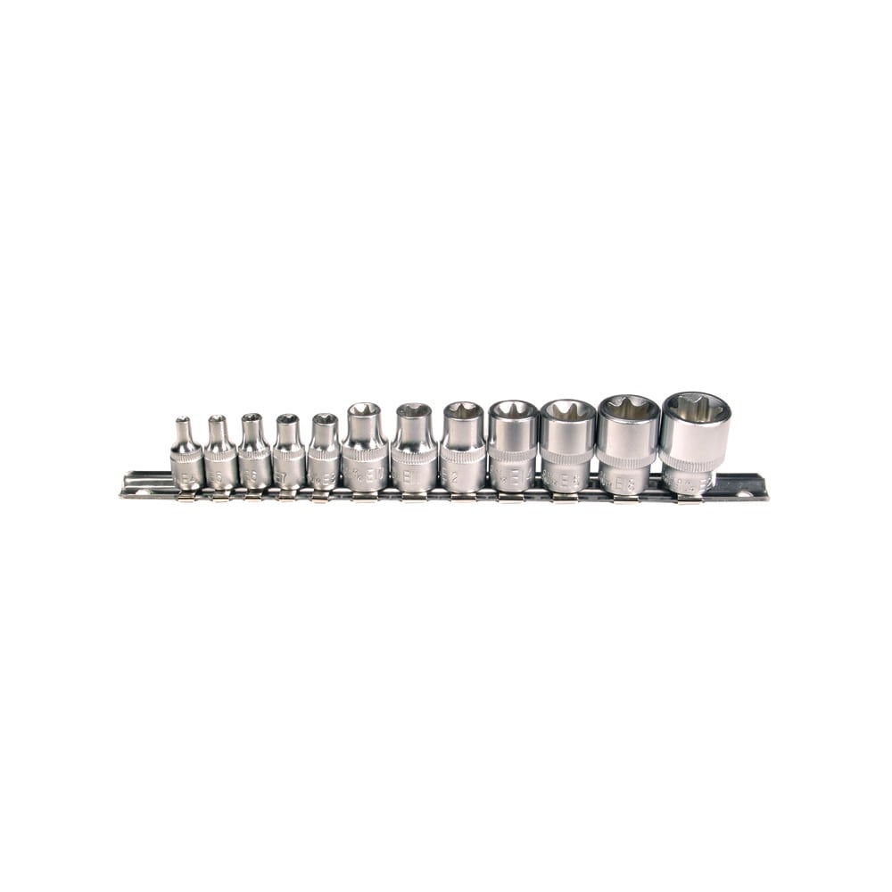 BGS set nasadnih ključeva torx E4-E20 1/4+3/8" 12 dj. pro+ 2038