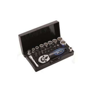 BGS set nasadnih ključeva i bitova 5-13 mm 1/4" 28 dj. pro+ 2143