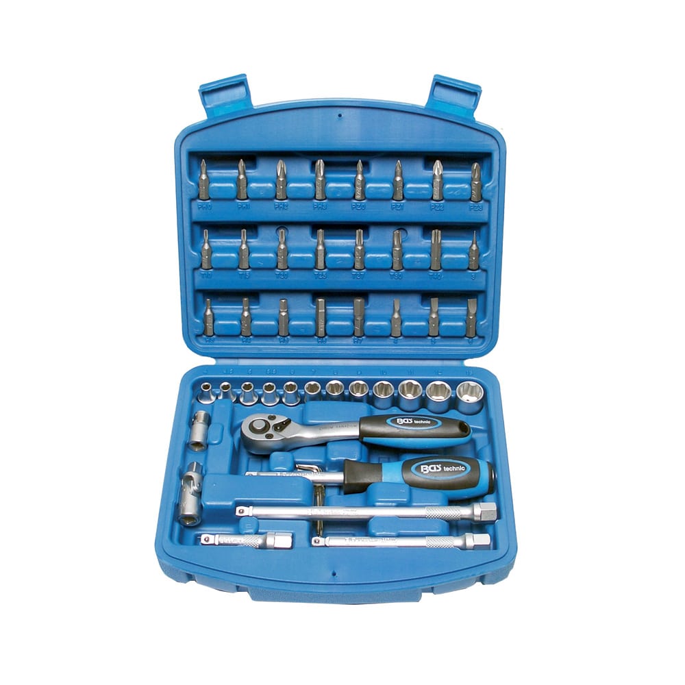 BGS set nasadnih ključeva i bitova 4-13 mm 1/4" 46 dj. pro+ 2144