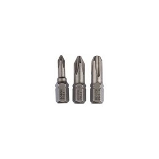 BOSCH set bitova PH1-PH3, 25 mm, 3 kom