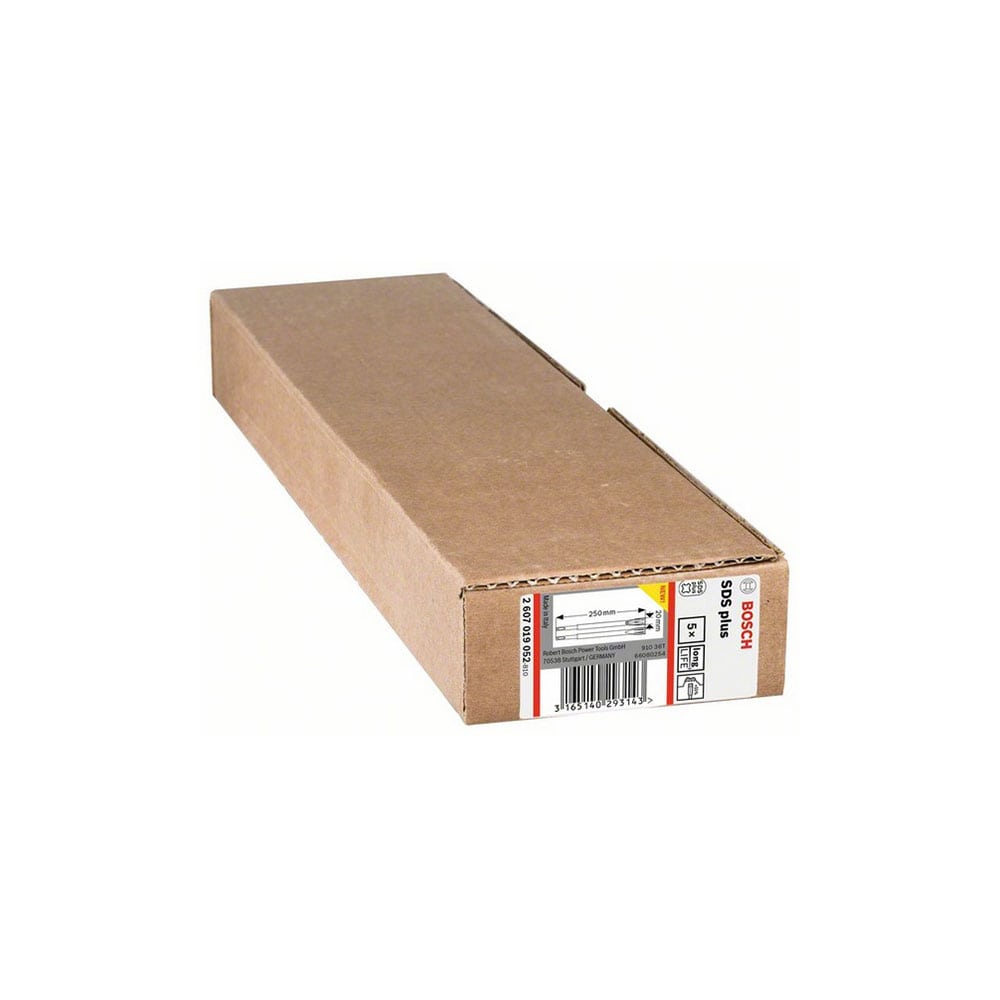 BOSCH SDS-plus plosnato dlijeto 20x250 mm, 5 kom - Slika 2