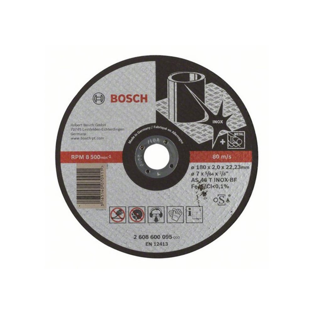 BOSCH rezna ploča za inox ravna Expert 180x2 mm