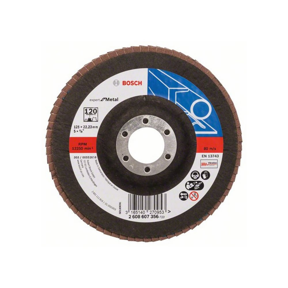 BOSCH lamelirana brusna ploča za metal Expert X551 125 mm g120
