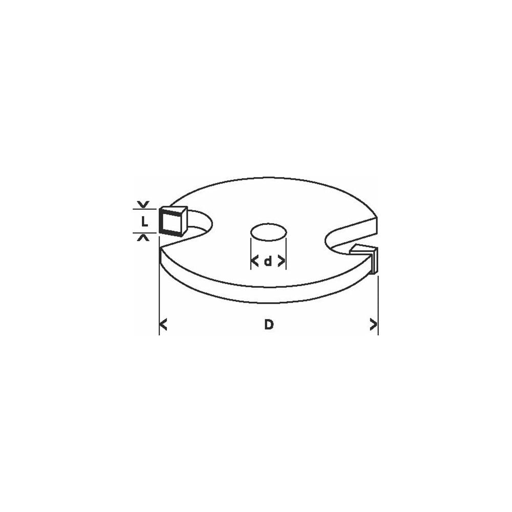 BOSCH glodalo za spoj pero u utor 32x5 mm - Slika 3