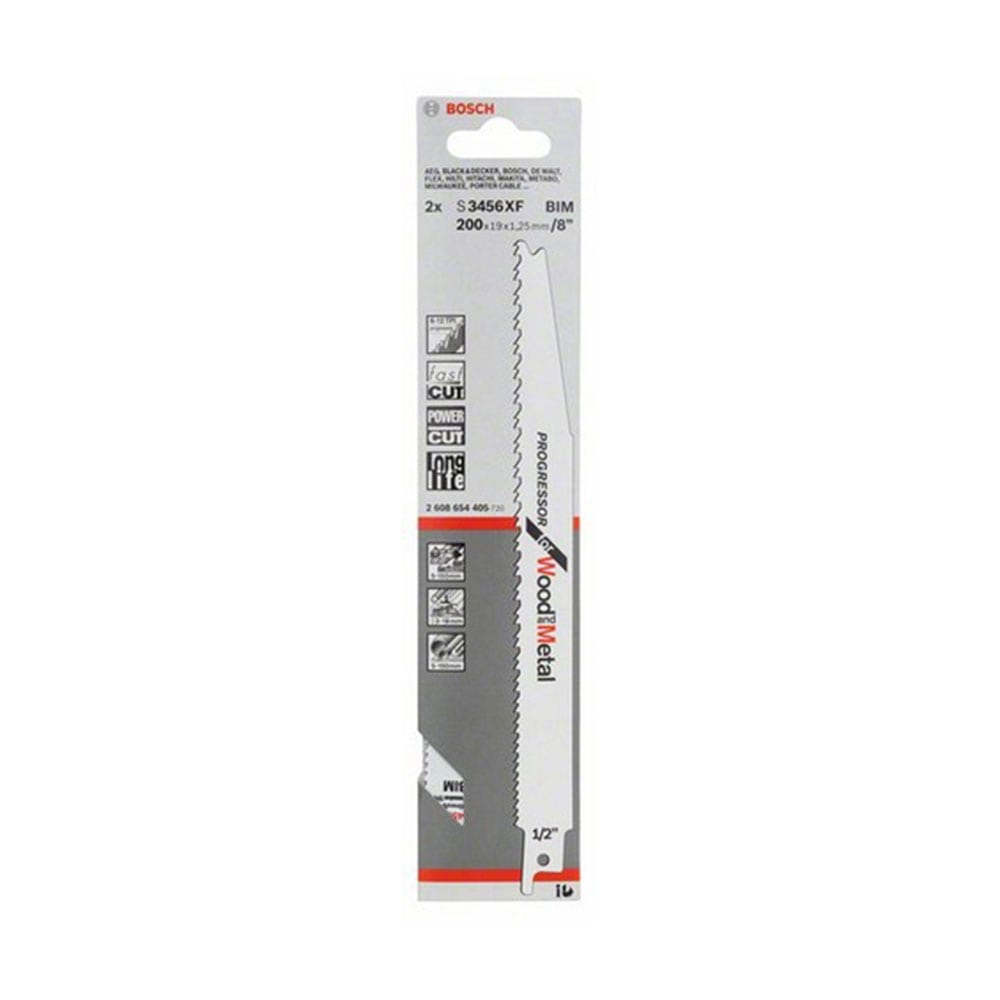 BOSCH list sabljaste pile BiM S 3456 XF 200mm, 2 kom - Slika 2