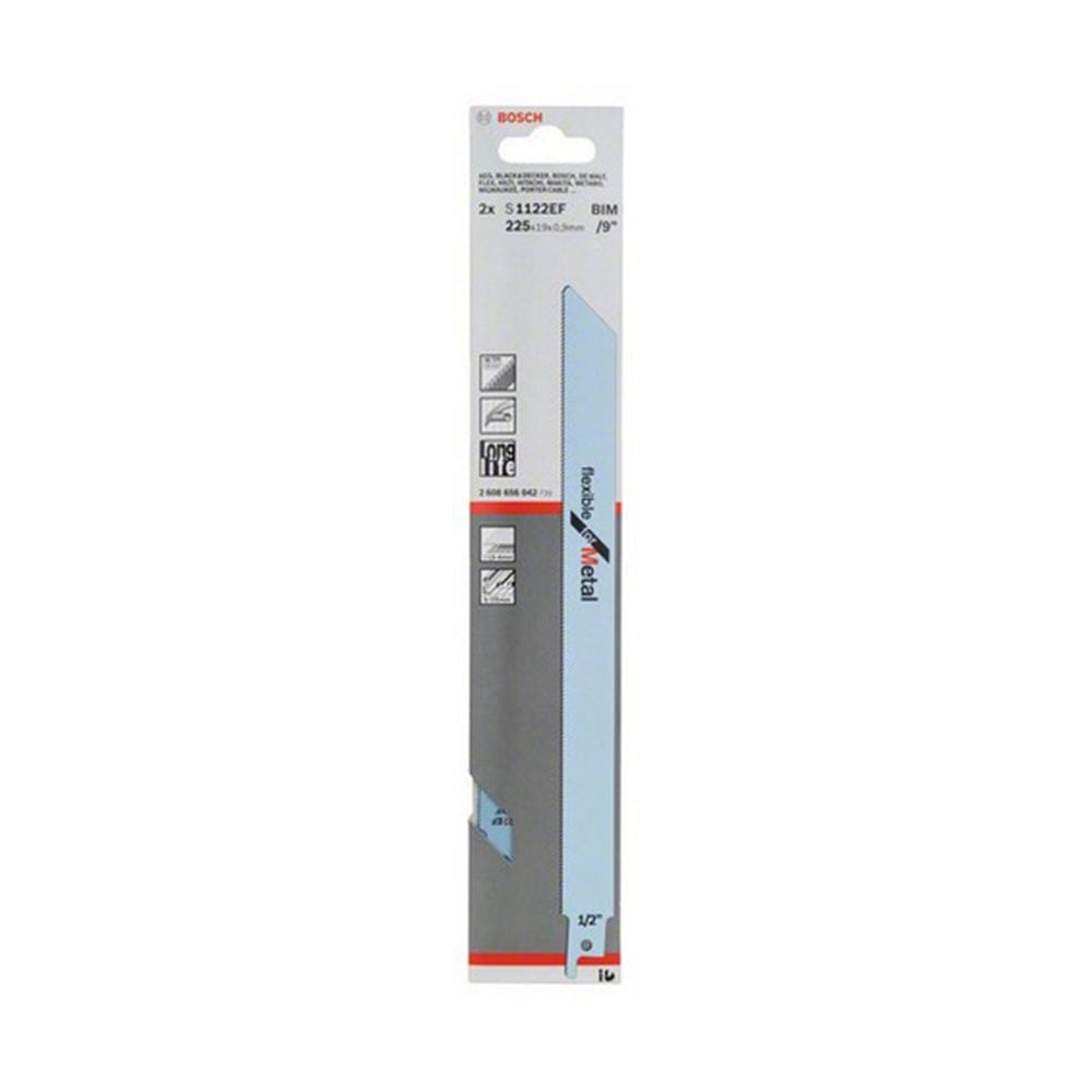 BOSCH list sabljaste pile BiM S 1122 EF 225 mm, 2 kom - Slika 2