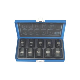 BGS set nasadnih ključeva udarnih 10-24 mm 1/2" pro+ 5205
