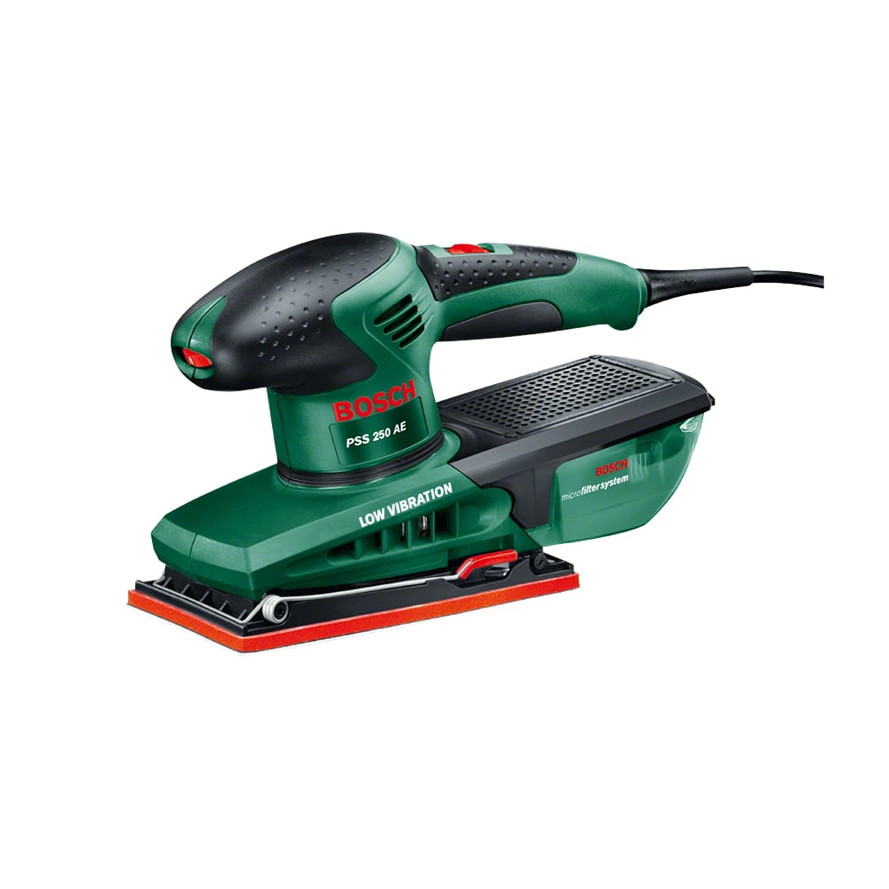 BOSCH vibracijska brusilica PSS 250 AE kovčeg