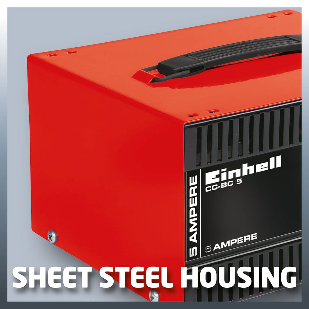 EINHELL punjač akumulatora CC-BC 5 12V 16-80Ah - Slika 2