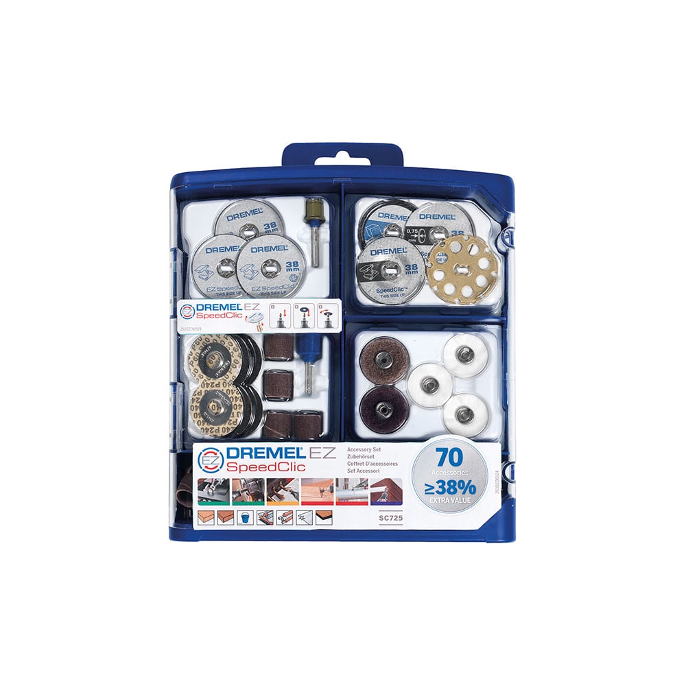 DREMEL set višenamjenskog pribora EZ SpeedClic SC725 - Slika 2