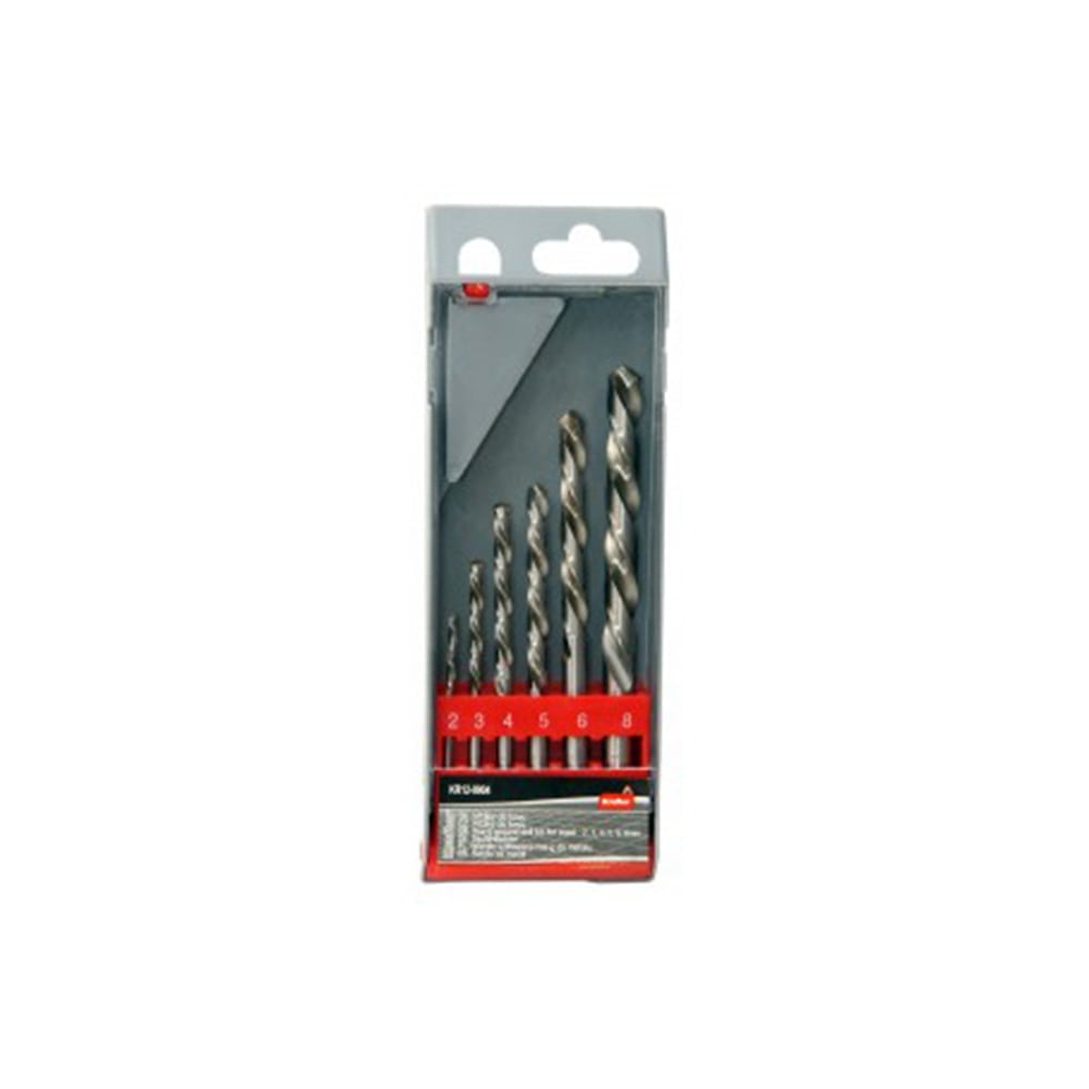 KRAFTER set svrdala za metal 2-8 mm, 6 kom