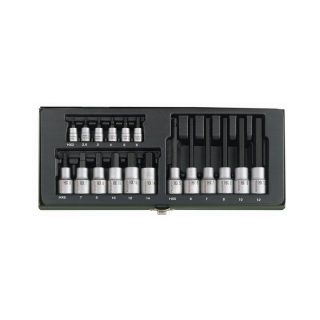 PROXXON set nasadnih imbus ključeva PX23100 1/4''+1/2'' 2-14 mm 18-djelni