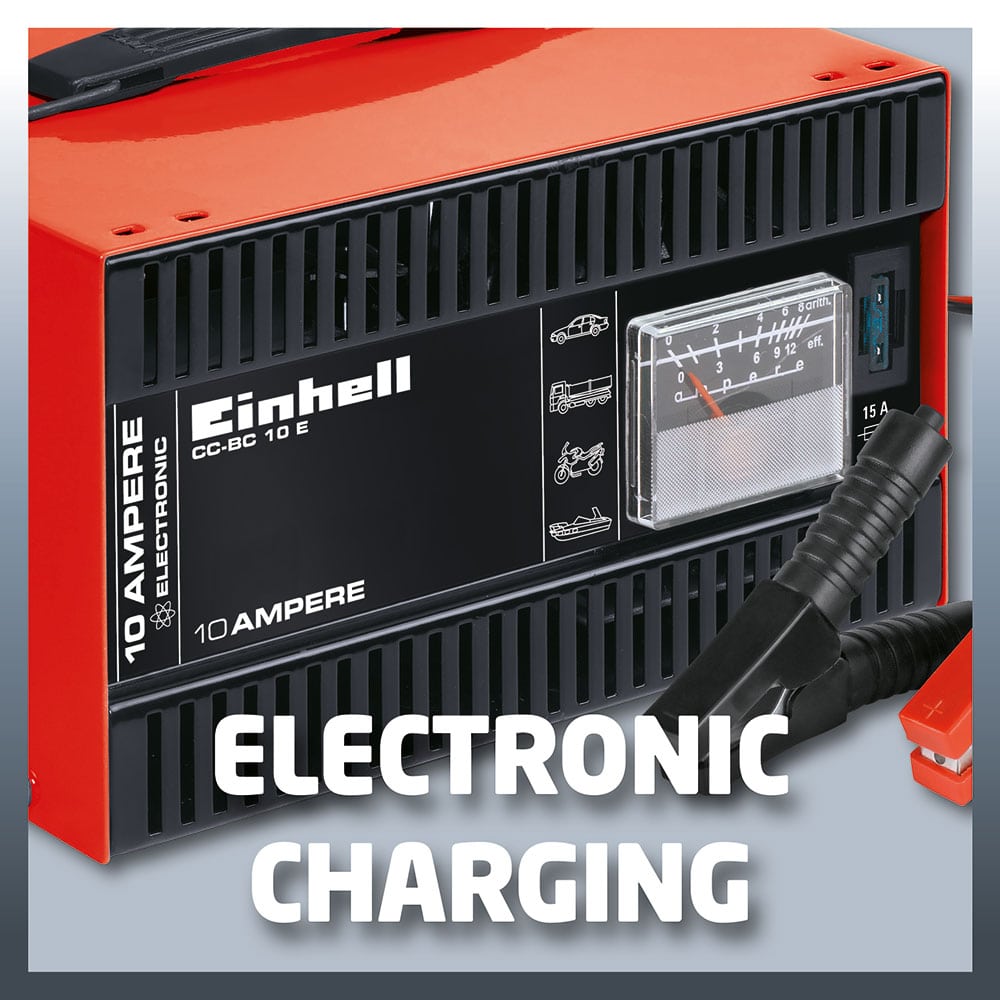 EINHELL punjač akumulatora CC-BC 10 E 12V 5-200Ah - Slika 2