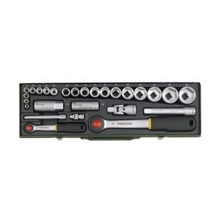 PROXXON set nasadnih ključeva za automehaničare PX23020 1/4“ i 1/2“ 27-djelni
