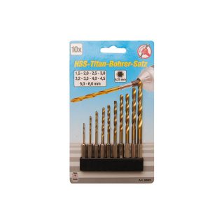 BGS set svrdala HSS-Tin 1,5-6 mm 1/4" 10 dj. Kraftmann 50801
