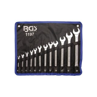 BGS set viljuškasto-okastih ključeva 6-22 mm 12 dj. pro+ 1197
