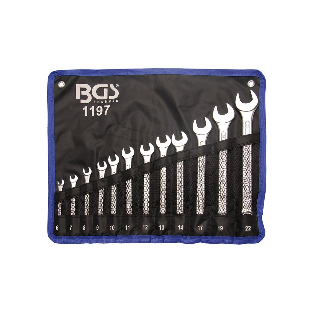 BGS set viljuškasto-okastih ključeva 6-22 mm 12 dj. pro+ 1197