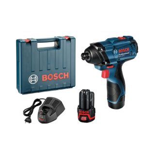 BOSCH aku udarni stezač GDR 120-Li 2xAku 12V 2,0Ah kovčeg