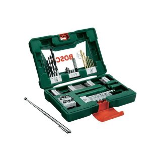 BOSCH set svrdala i bitova izvijača s magnetskim štapom 48-dijelni V-Line TiN