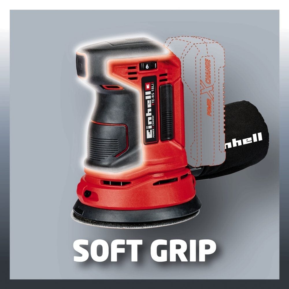 EINHELL aku ekscentrična brusilica TE-RS 18 Li PXC 18V bez baterije - Slika 6