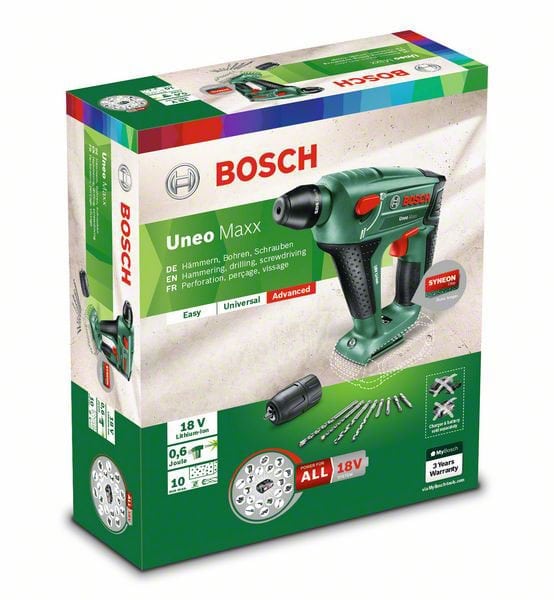 BOSCH aku bušaći čekić Uneo Maxx 18V bez baterije - Slika 6