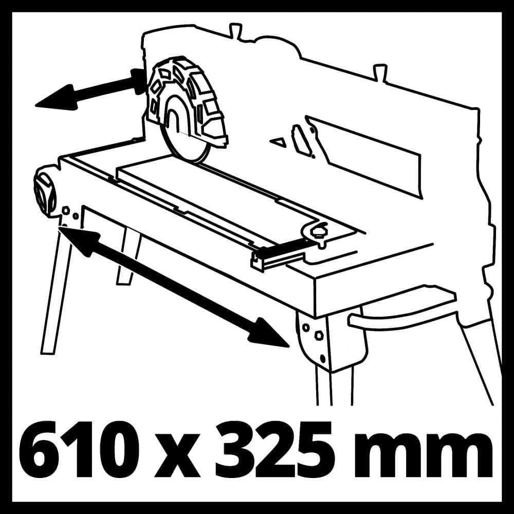 EINHELL rezač pločica s postoljem TE-TC 620 U - Slika 8