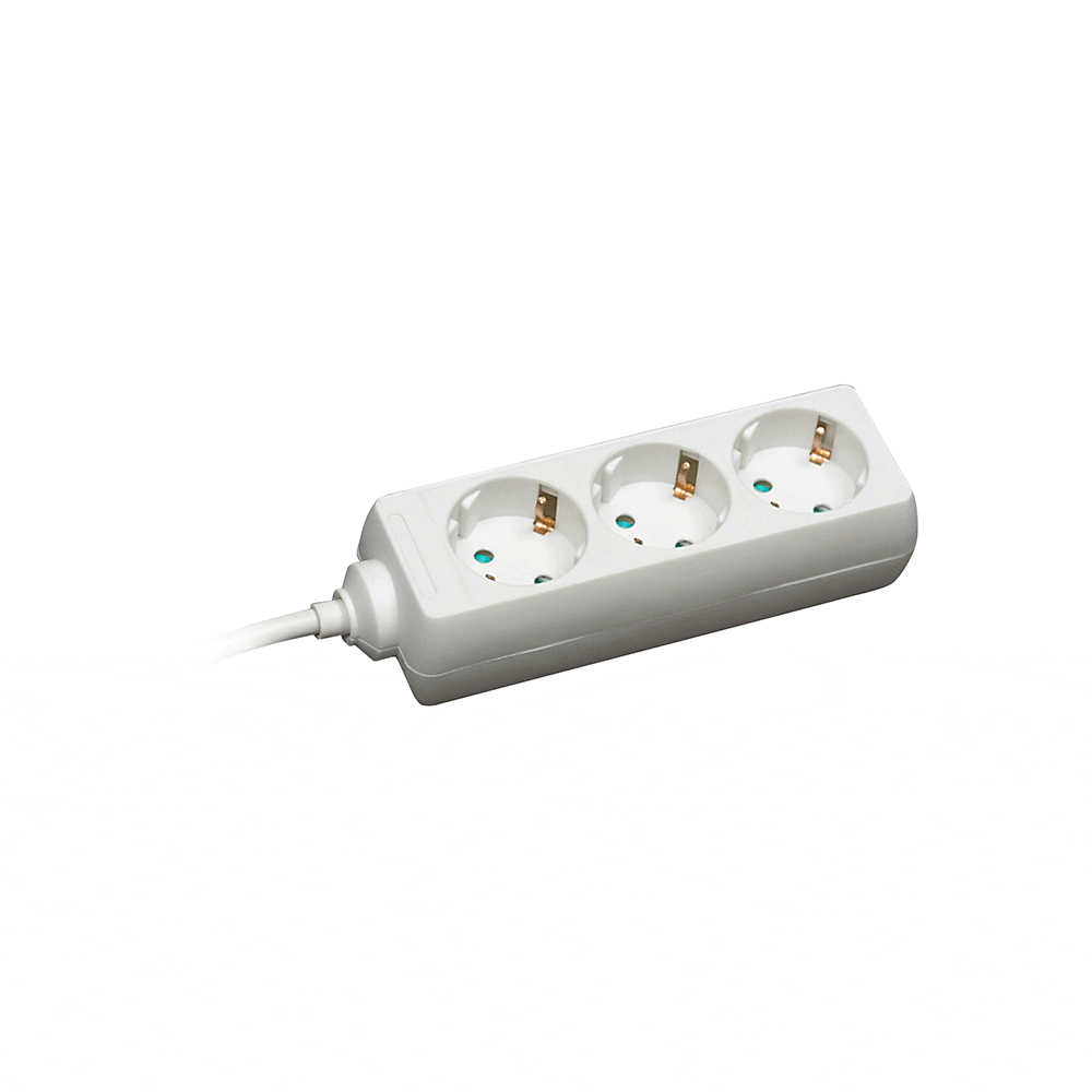 COMMEL produžni kabel 1,4m 3x utičnica 16A bijeli 0802