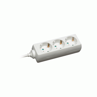 COMMEL produžni kabel 3m 3x utičnica 16A bijeli 0804