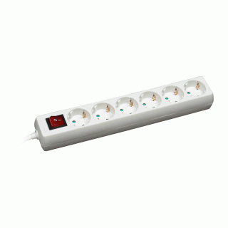 COMMEL produžni kabel 1,4m 8x utičnica 16/2,5A sklopka bijeli 0843