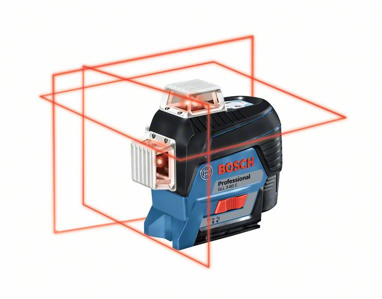 BOSCH križni laserski nivelir GLL 3-80 C + CP + torba - Slika 2