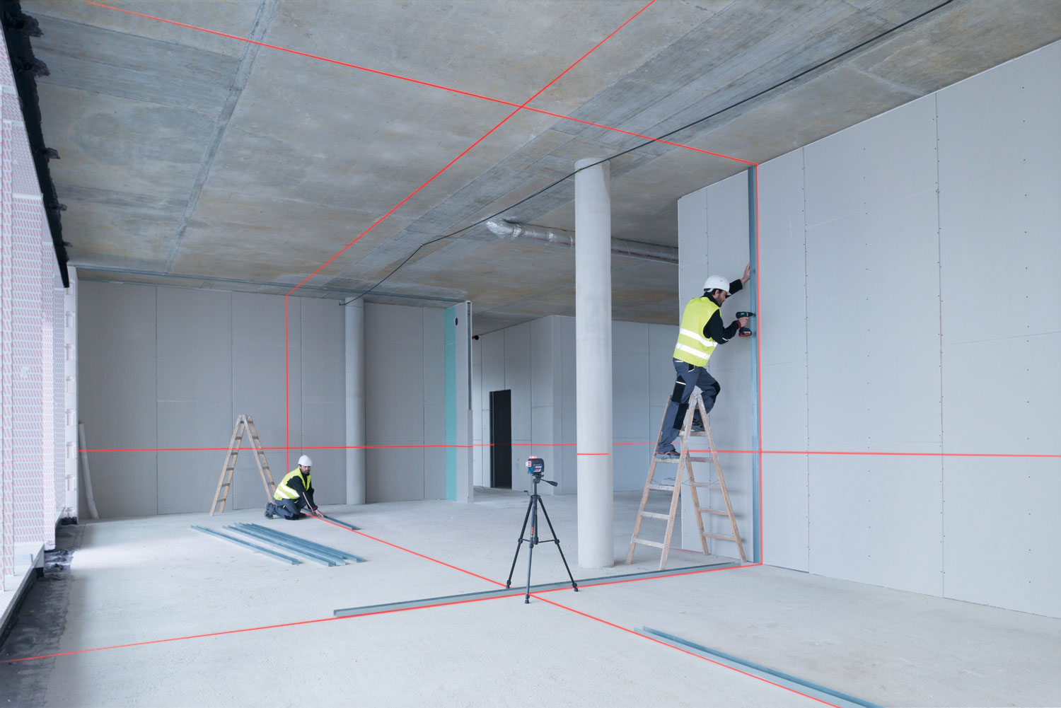 BOSCH križni laserski nivelir GLL 3-80 C + CP + torba - Slika 6
