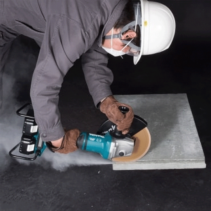 MAKITA aku kutna bruslica DGA900ZK 18+18V 230mm bez baterije - Slika 2
