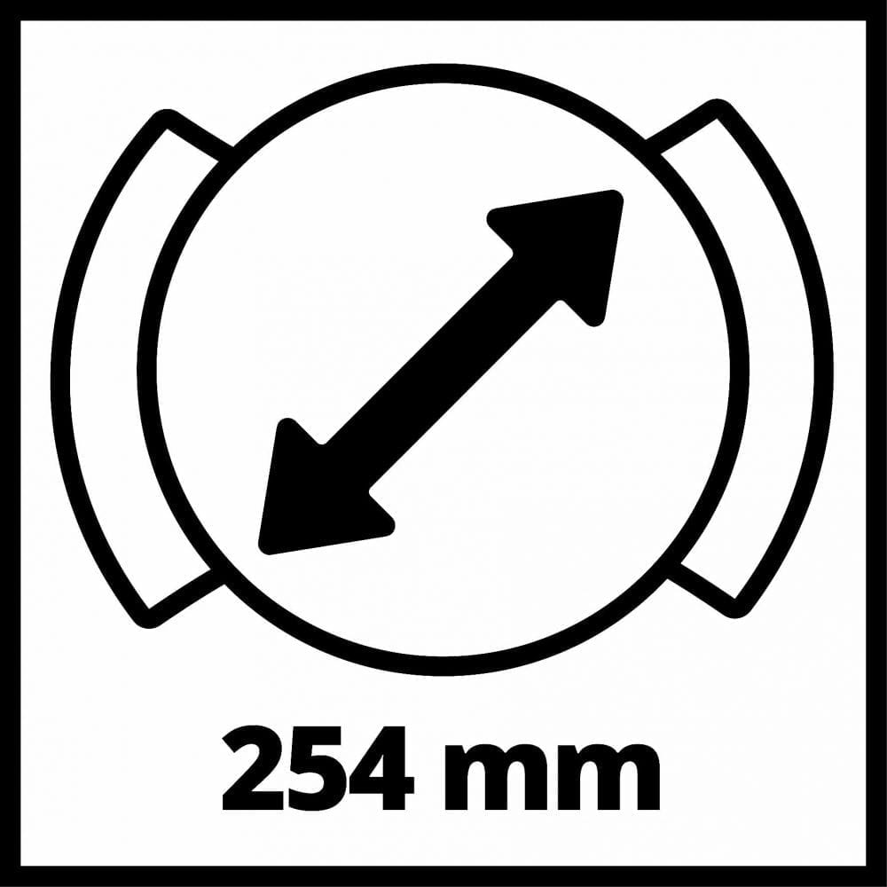 EINHELL aku polirka CE-CB 18/254 Li PXC 18V bez baterije - Slika 7
