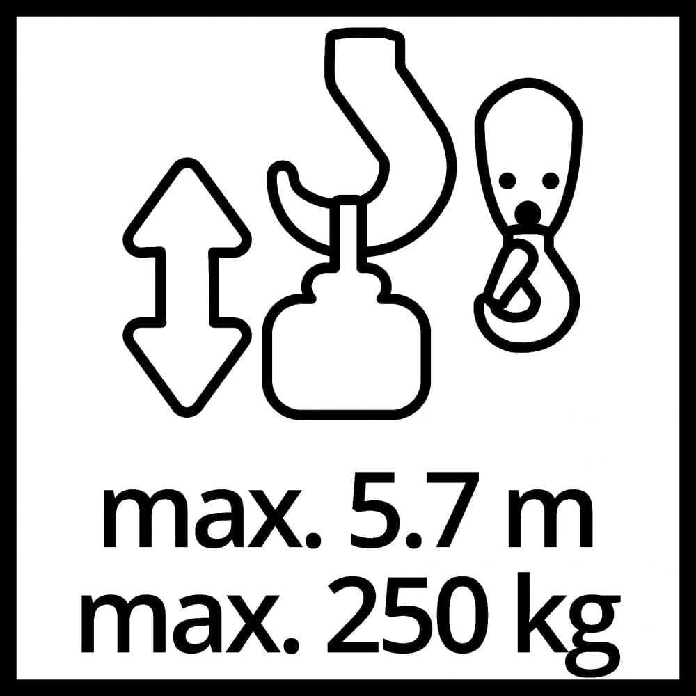 EINHELL električna dizalica TC-EH 250 - Slika 8