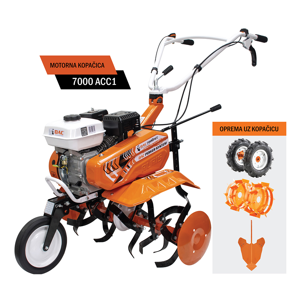 RURIS motorna kopačica DAC 7000ACC1 7 KS, 56-83cm