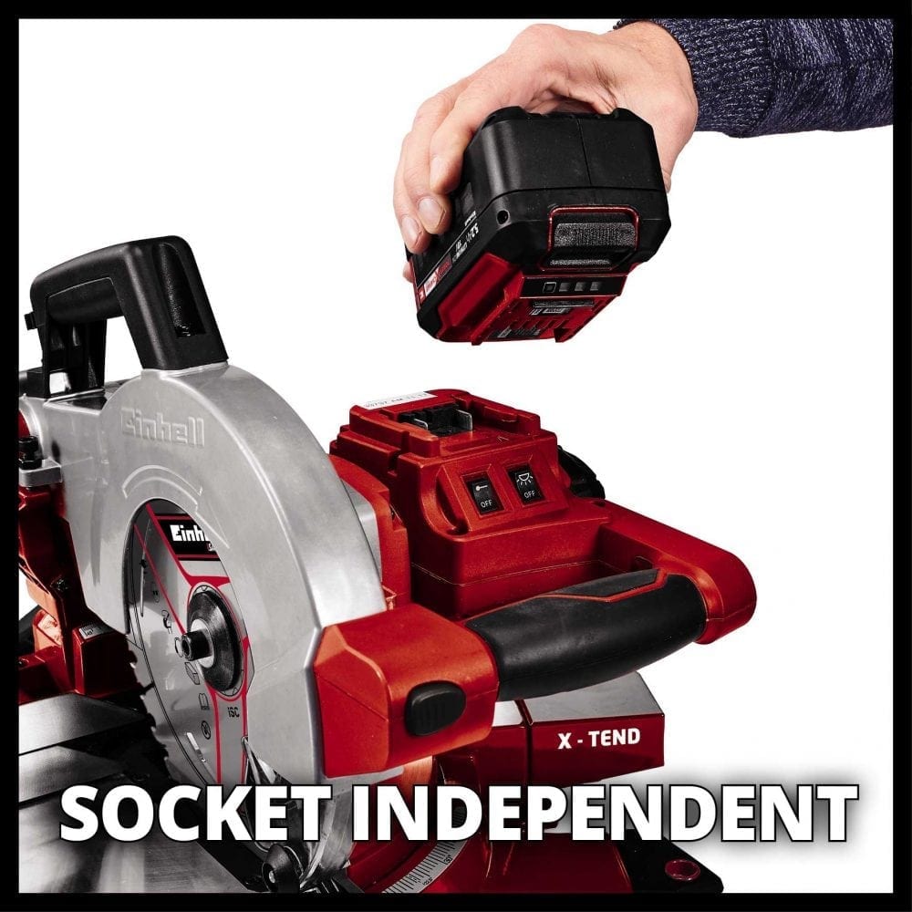 EINHELL aku preklopna pila TE-MS 18/210 Li PXC 18V bez baterije - Slika 4