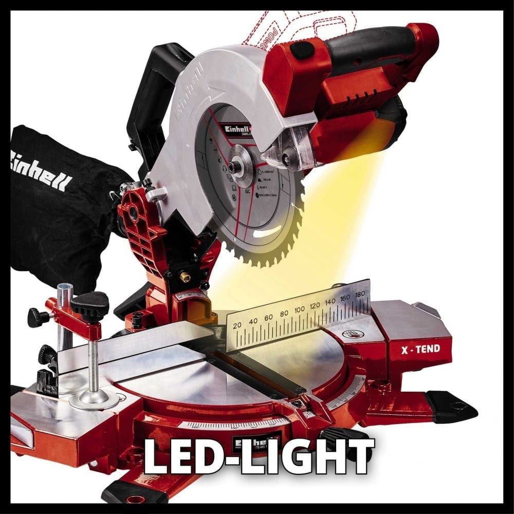 EINHELL aku preklopna pila TE-MS 18/210 Li PXC 18V bez baterije - Slika 5