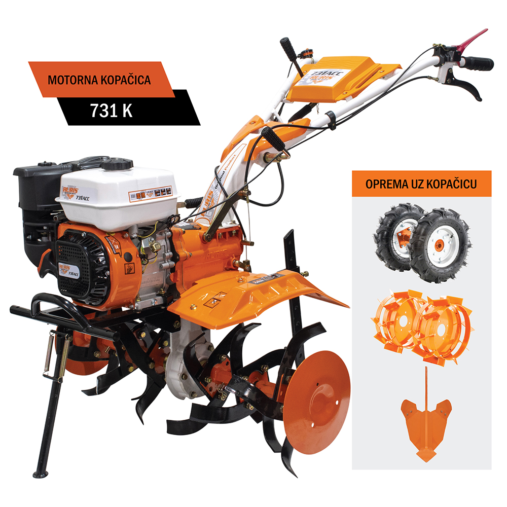 RURIS motorna kopačica 731K 7,5 KS, 56-83cm