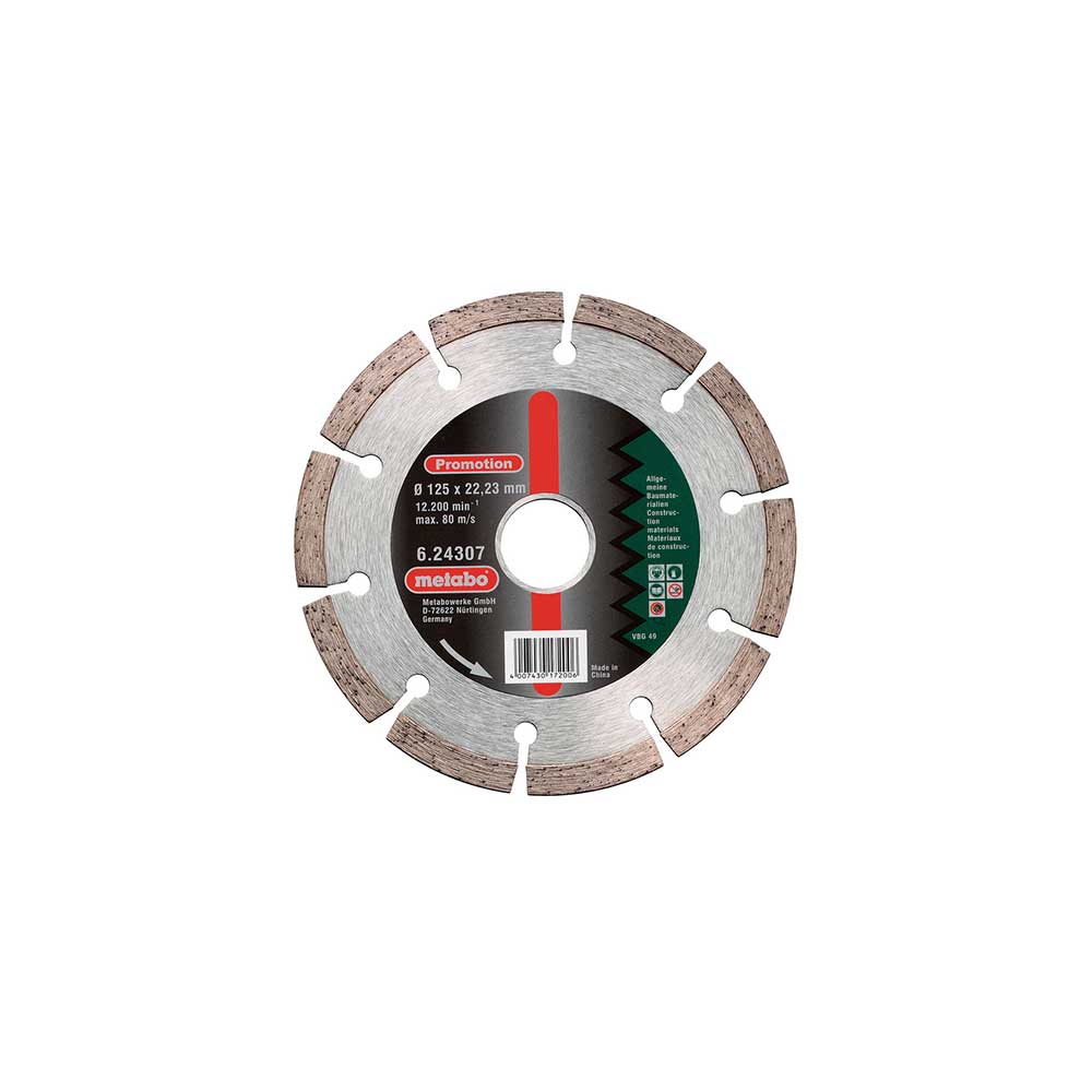 METABO dijamantna rezna ploča beton, cigla 125x22,23 mm